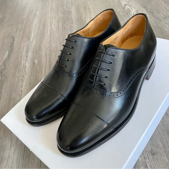 Vier Arcade Line Pac-Man Wingtip shoes Mens Leather Allen Edmonds Chester Ox Blood Wingtip Brogue  main image 4